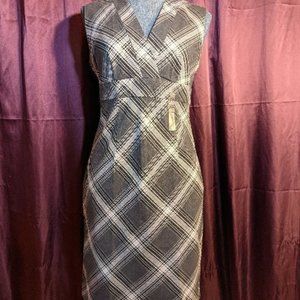 Gap Gray Plaid Dress Sz 2 NWT